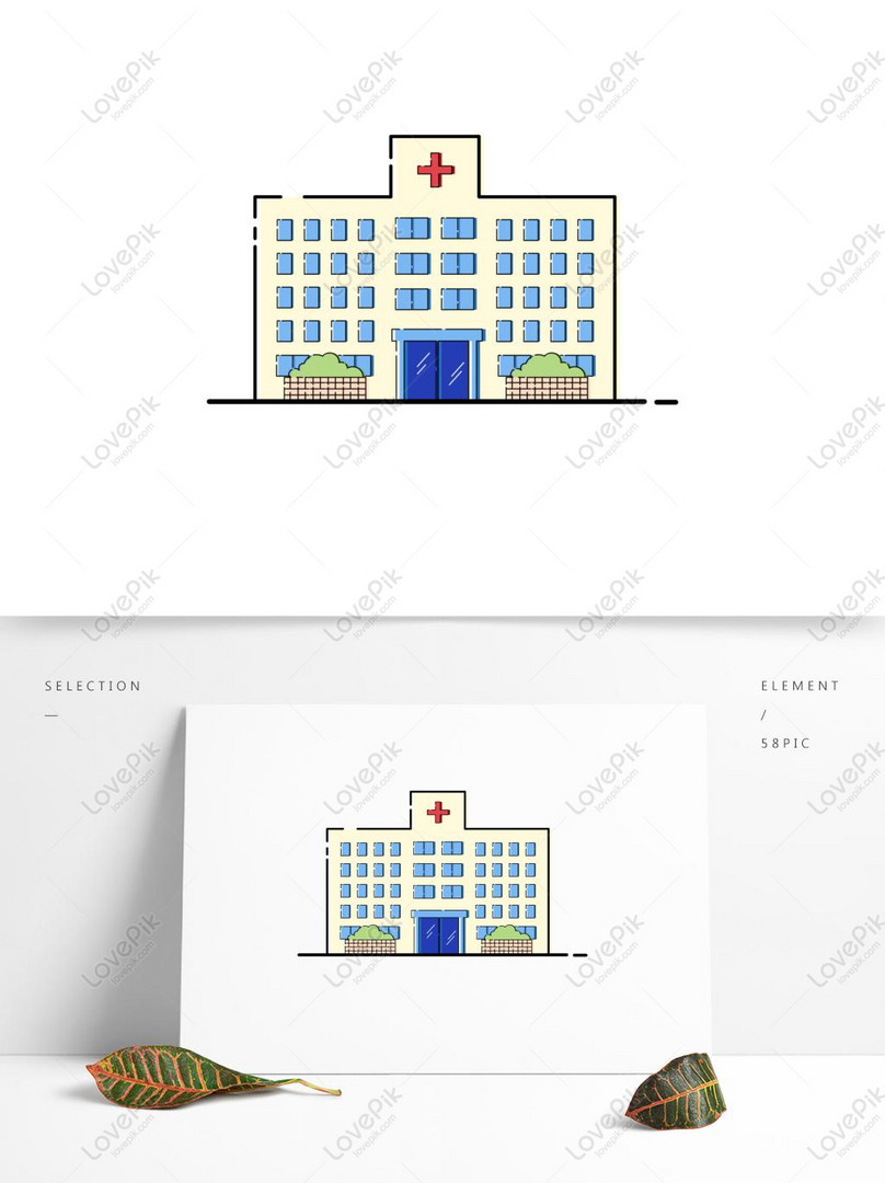 Hospital Edificio Mbe Estilo Dibujos Animados Lindos Elementos D PNG  Imágenes Gratis - Lovepik