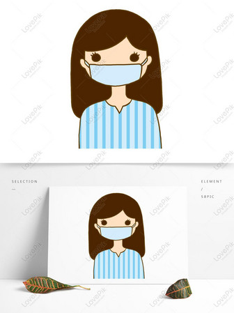 Cold sick cartoon illustration image_picture free download  