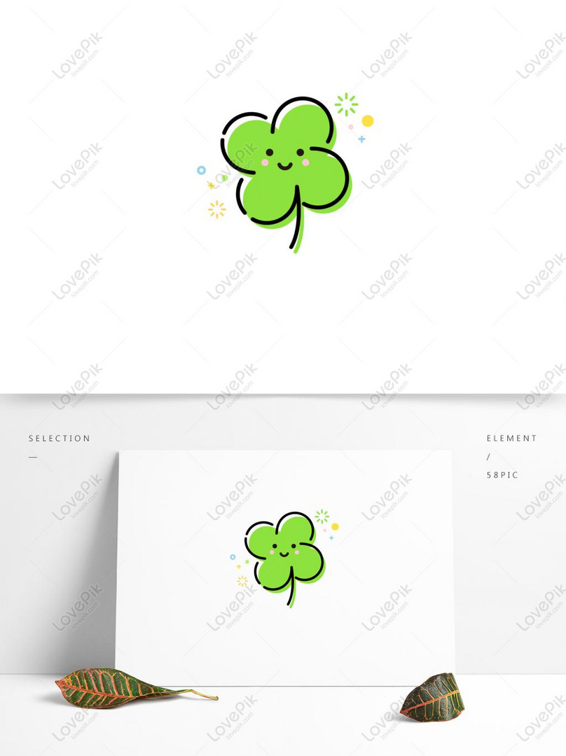 Mbe Plant Icon Clover Cute Cute Vector Free PNG AI images free ...