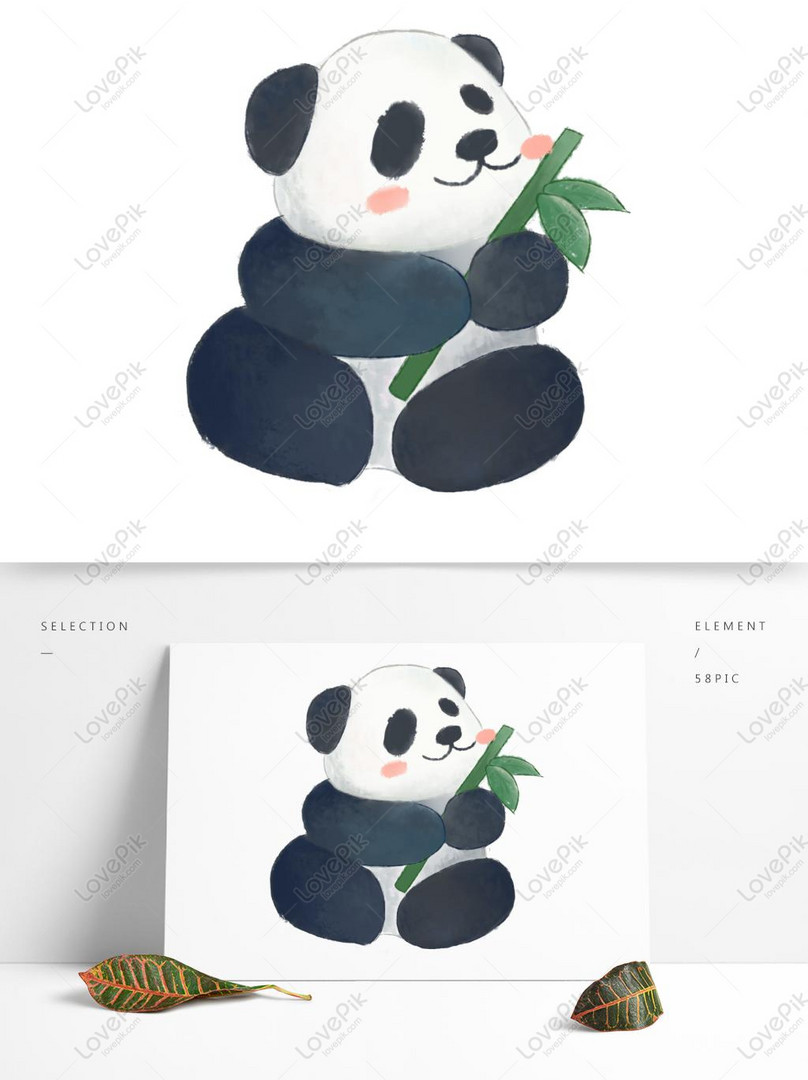 Panda Gigante Comendo Bambu PNG Imagens Gratuitas Para Download - Lovepik