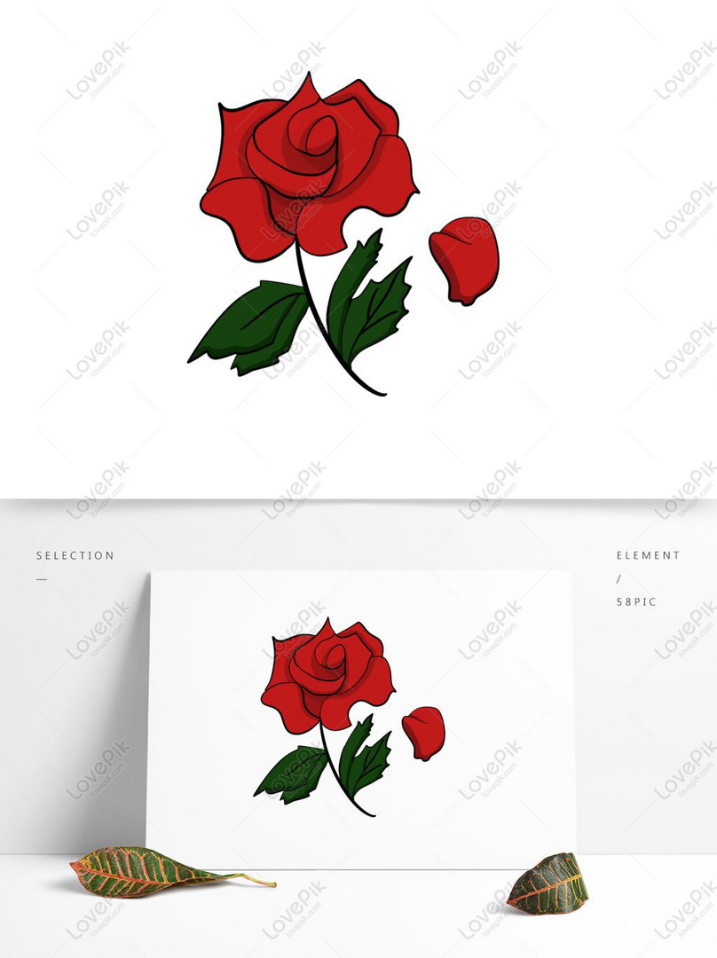 Không cần phải là một họa sĩ chuyên nghiệp để có thể vẽ nên những bức hoa hồng đỏ đơn giản nhưng đầy tinh thần. Hãy cùng xem hình ảnh này để thấy rõ được điều đó và bắt đầu thử sức ngay nhé!