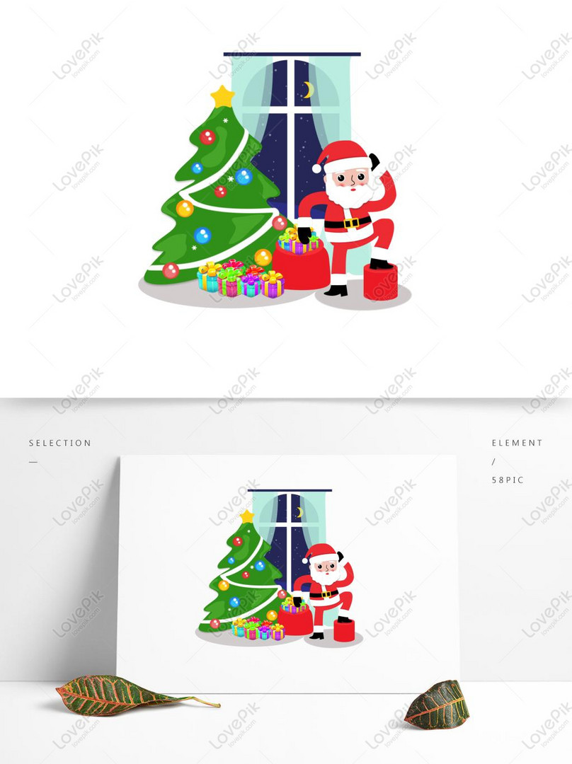 クリスマスかわいいサンタクロースシーンの図イメージ グラフィックス Id Prf画像フォーマットpsd Jp Lovepik Com