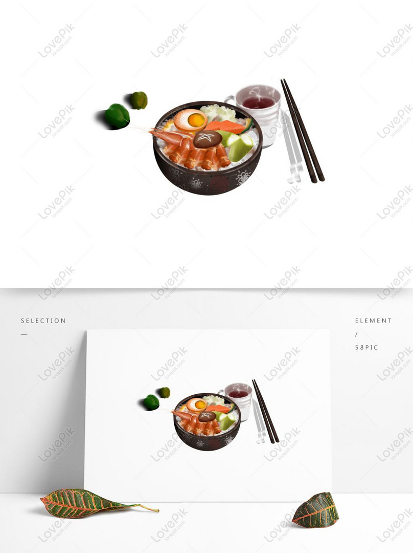 상업적인 용도로 김밥 밥 그릇 디자인 일러스트 Png 및 벡터 이미지, 무료 다운로드 - Lovepik