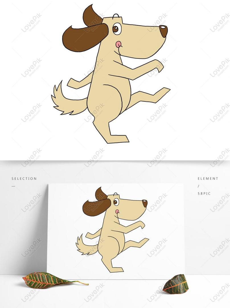 Playful Dancing Dog Cute Hand Drawn Cartoon PNG Transparent Background TIF  images free download_1369 × 1024 px - Lovepik