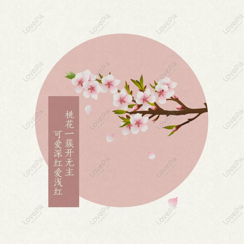 Flor De Durazno Blanco Pastel Vector PNG Imágenes Gratis - Lovepik