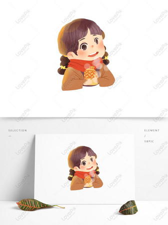 かわいい韓国人少女のキャラクターイラストイメージ グラフィックス Id Prf画像フォーマットpsd Jp Lovepik Com