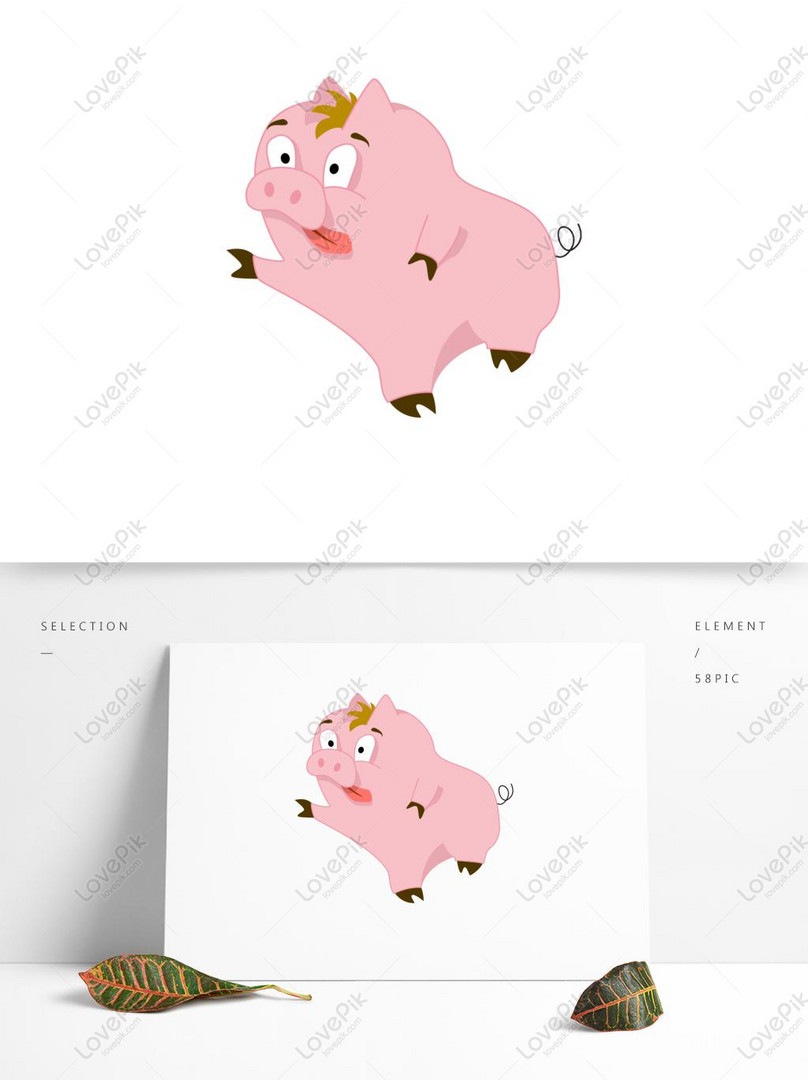 シンプルな豚年漫画豚画像絵文字パックかわいい豚要素イメージ グラフィックス Id Prf画像フォーマットai Jp Lovepik Com