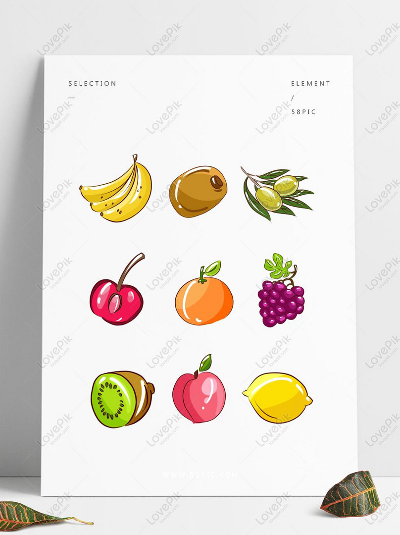 Frutas Y Verduras Simples Dibujados A Mano Dibujos Animados Frut PNG  Imágenes Gratis - Lovepik
