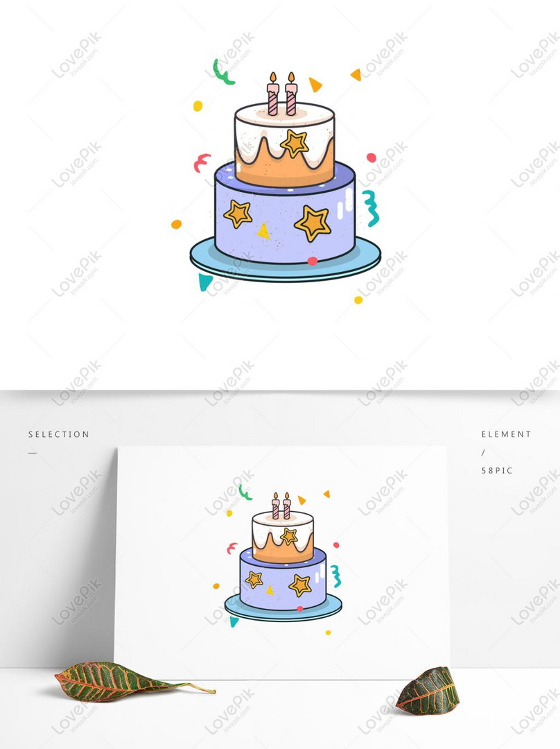 Картинки для детей нарисованные торт — подборка