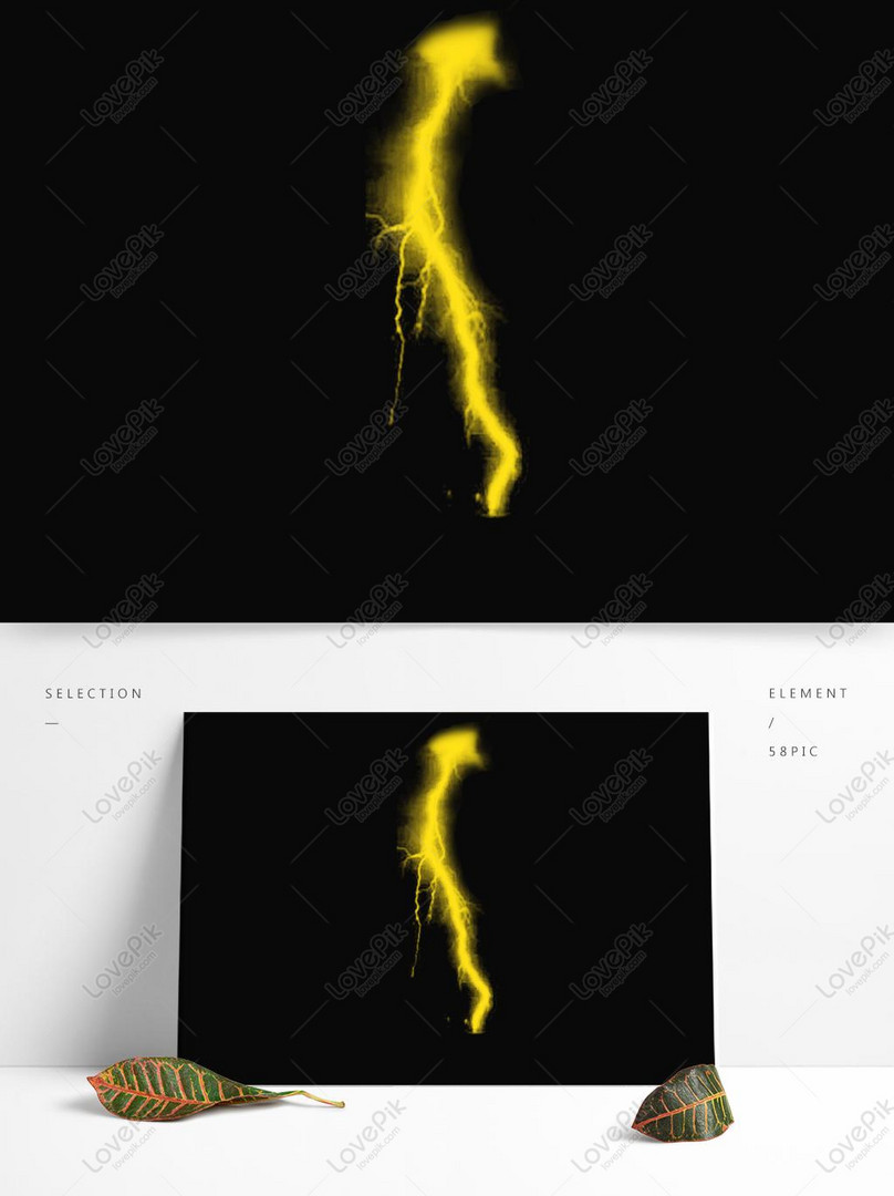 Желтая настоящая классная молния изображение_Фото номер 732715882_PSD  Формат изображения_ru.lovepik.com