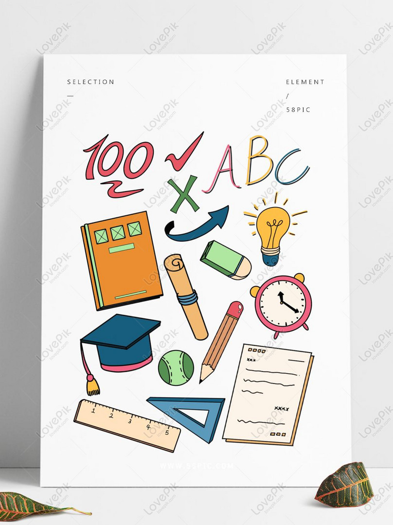 Exam Learning Cartoon Minimalist Decorative Element Free PNG PSD images  free download_1369 × 1024 px - Lovepik
