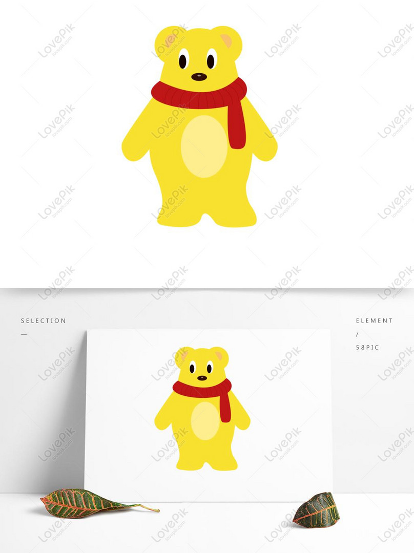 Cartoon Cute Bear Illustration Vector Original PNG Transparent AI images  free download_1369 × 1024 px - Lovepik