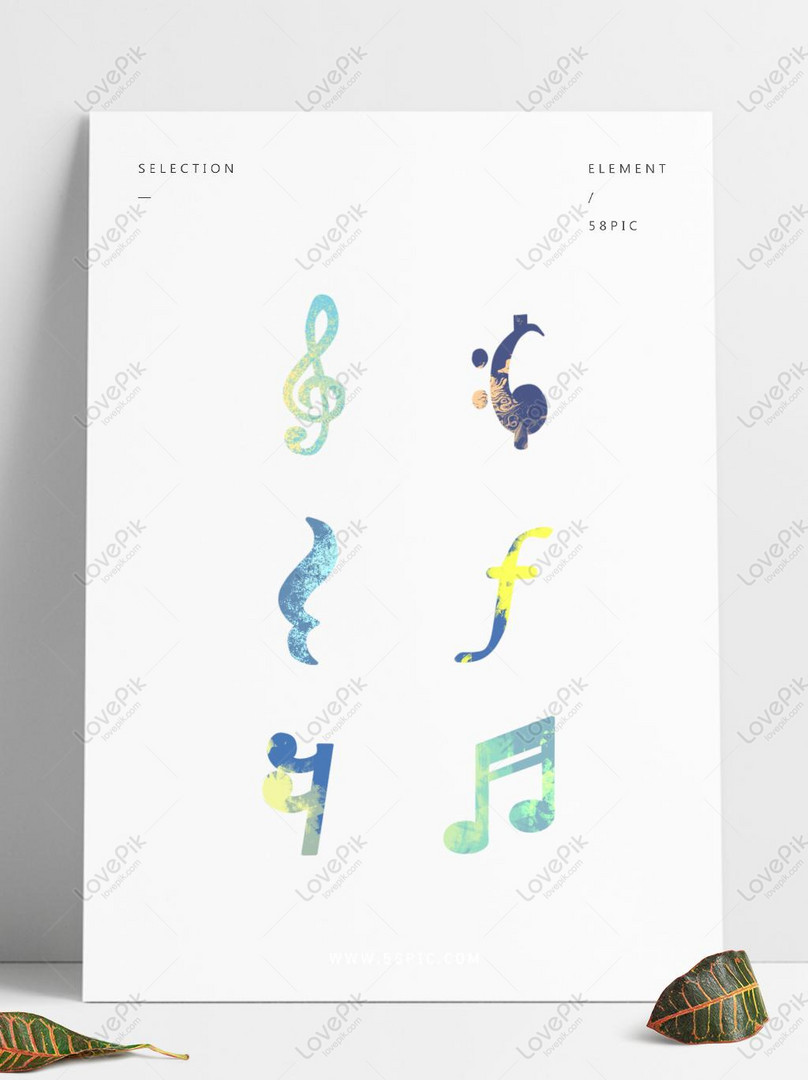 Minimalist Muzik Notalari Ayarla Illustrasyon Muzik Festivali Af Resim Grafik Numarasi 732781064 Tr Lovepik Com