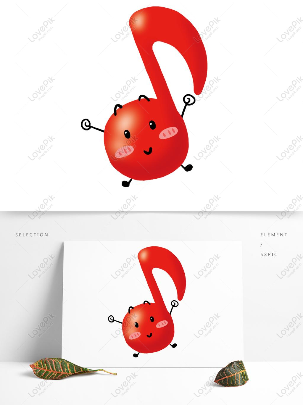 Hand Drawn Cartoon Red Note, Hand Drawn, Cartoon, Playful PNG ...