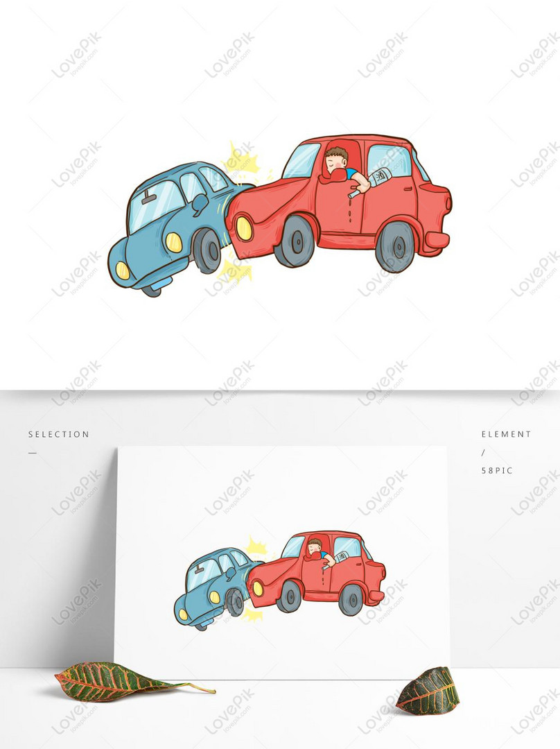 Featured image of post Car Accident Drunk Driver Cartoon Monochrome with quote in retro style vector