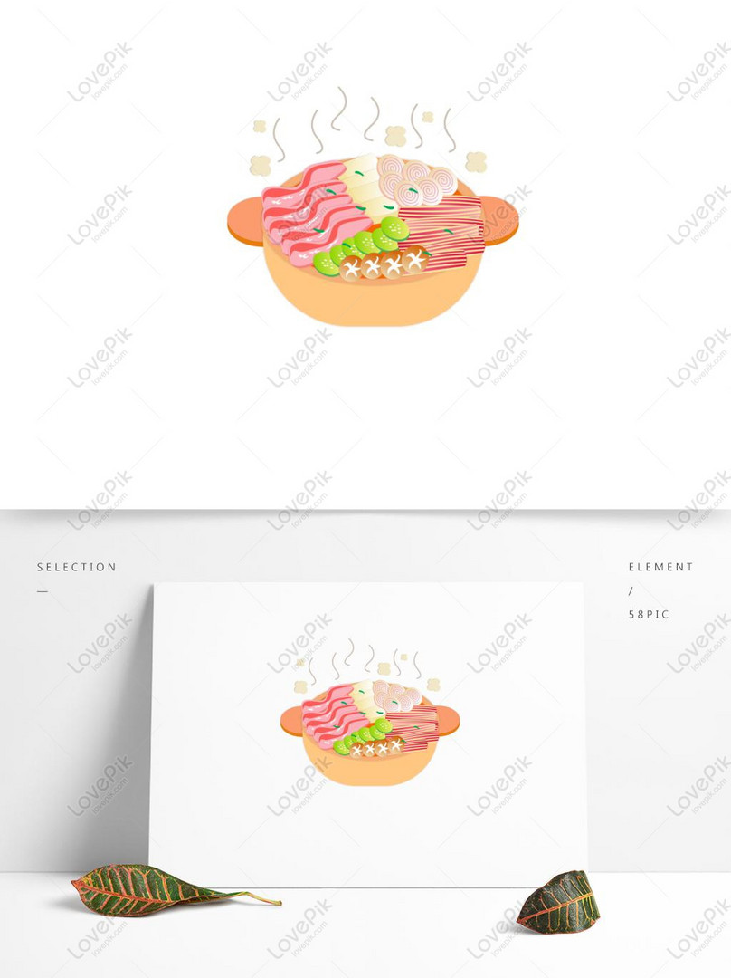 Hand Drawn Winter Food Cartoon Cute Hot Pot Element PNG Transparent CDR  images free download_1369 × 1024 px - Lovepik