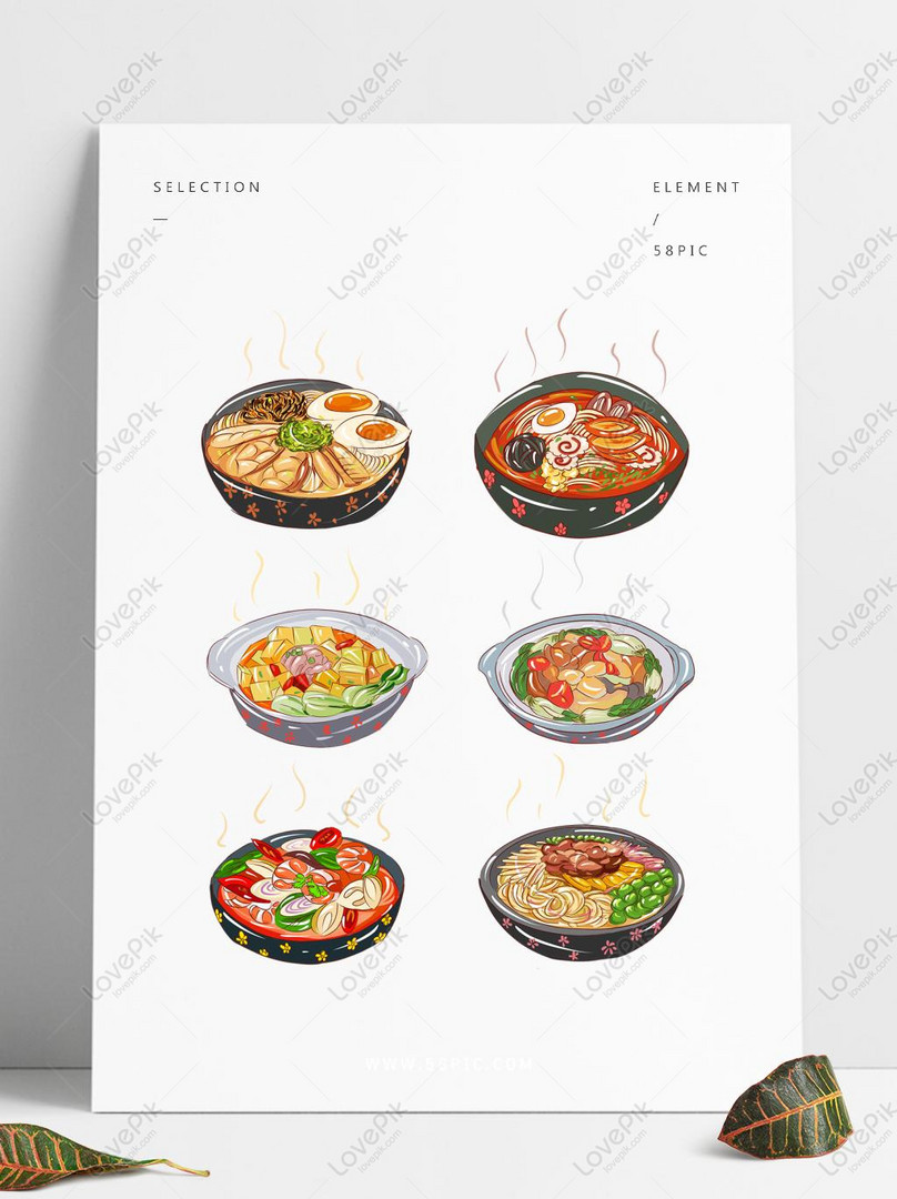 Hand Drawn Winter Food Delicious Casserole Free PNG PSD images free  download_1369 × 1024 px - Lovepik