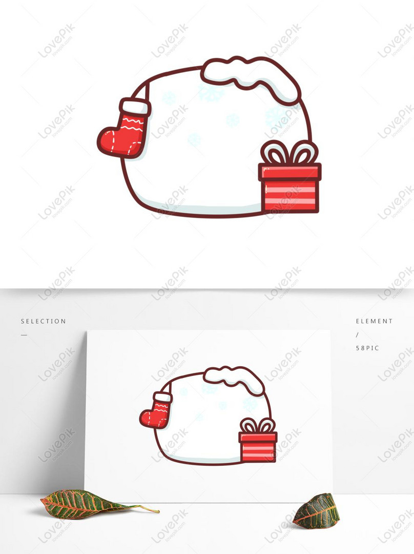 かわいいミニマルなクリスマス手描きの国境ヘッダー背景要素イメージ グラフィックス Id Prf画像フォーマットpsd Jp Lovepik Com