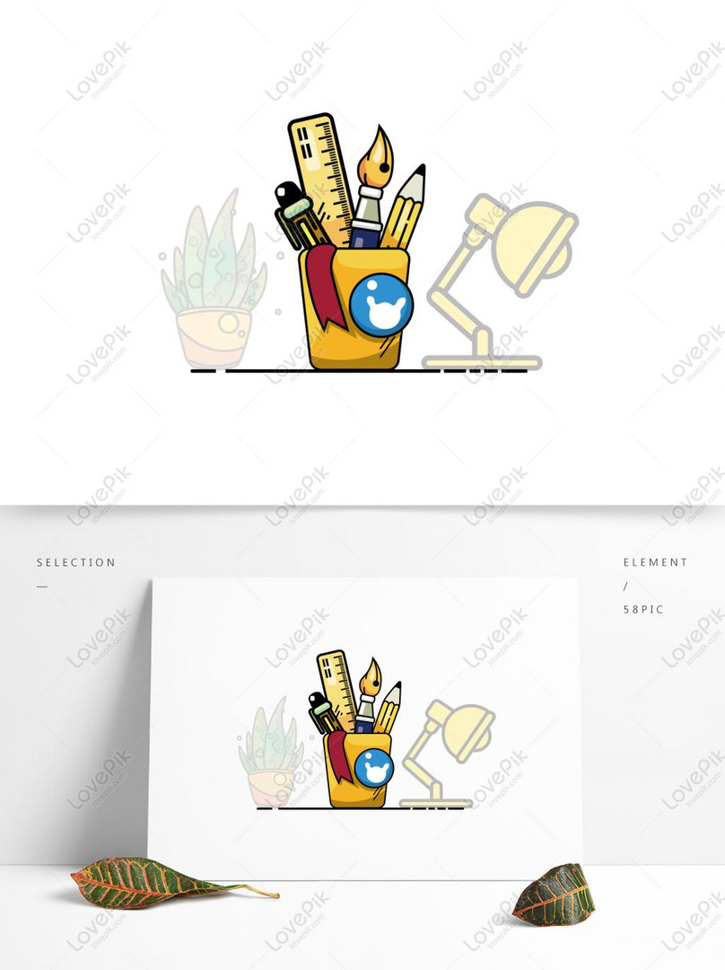 Patron Decorativo De Dibujos Animados Pluma Regla Lapiz Pluma Pa Imagenes De Graficos Png Gratis Lovepik