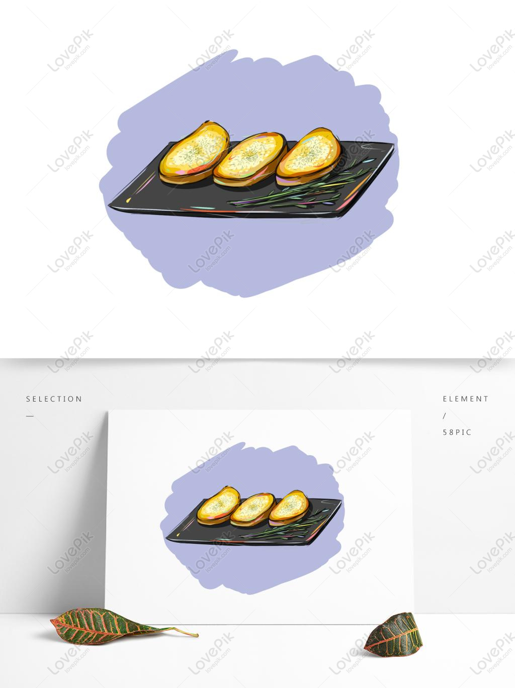Những hình ảnh baguette với định dạng PNG sẽ giúp cho các bạn trang trí những bức ảnh hay các món ăn của mình trở nên sinh động hơn.