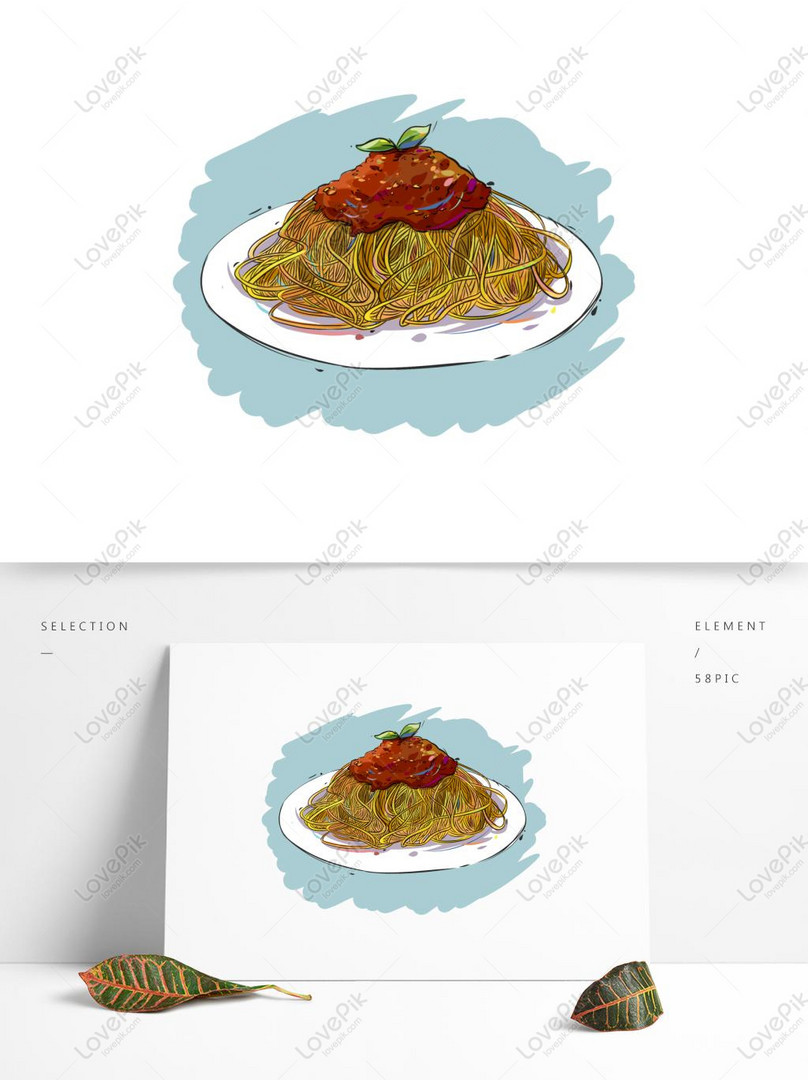 Hand-painted Original Anime Material Food Western Food Bolognese, Pasta,  Bolognese, Hand-painted PNG Image PSD images free download_1369 × 1024 px -  Lovepik