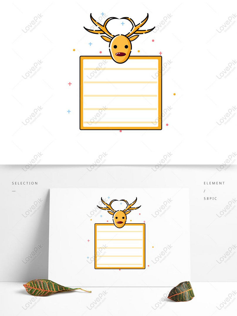 Вектор минималистичный милый мультфильм животных оленей пост это  изображение_Фото номер 733402608_AI Формат изображения_ru.lovepik.com
