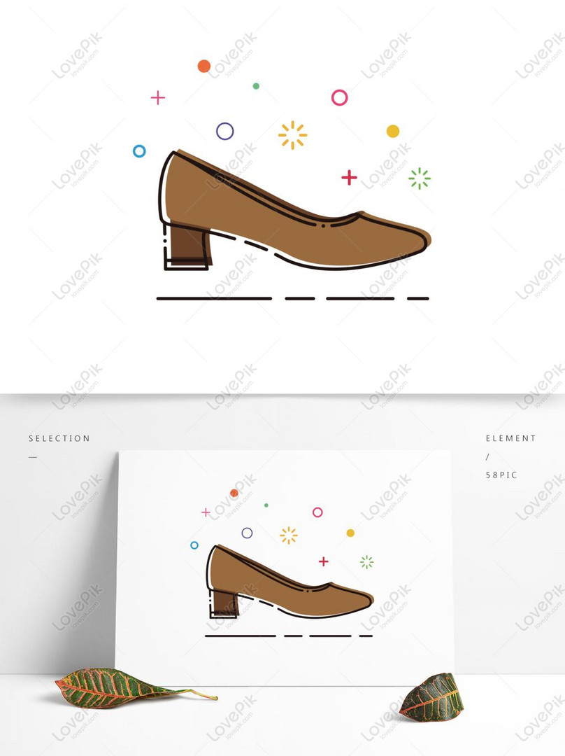 Mbe Hand-painted Flat Stick Figure Brown High Heels Decorative P, MBE  Illustration Style, Decorative Pattern, Shoes PNG Picture AI images free  download_1369 × 1024 px - Lovepik