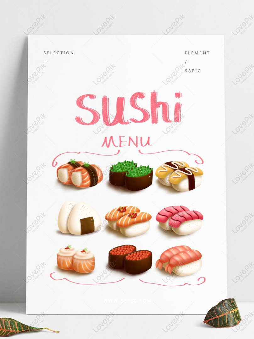 Thực đơn Sushi mang lại cảm giác ngon miệng và sang trọng. Bức ảnh liên quan đến thực đơn Sushi sẽ đem lại cho bạn cảm giác muốn thưởng thức ngay lập tức.