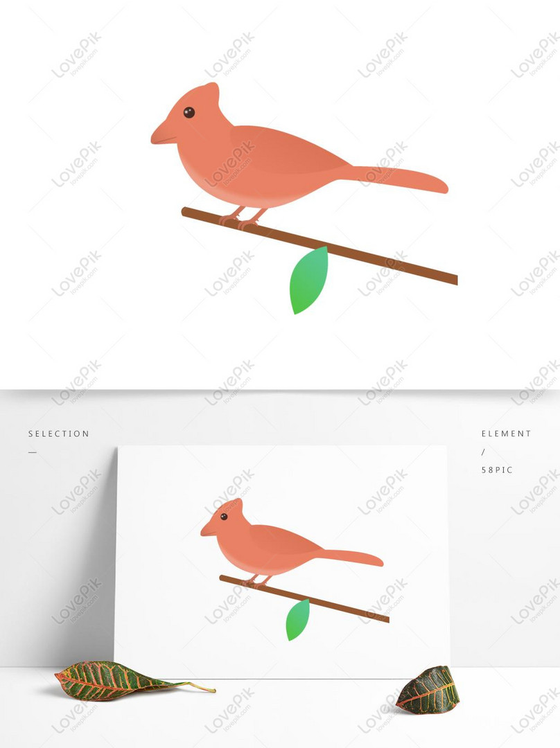Elemento Animal De Dibujos Animados Creativo Pájaro PNG Imágenes Gratis -  Lovepik