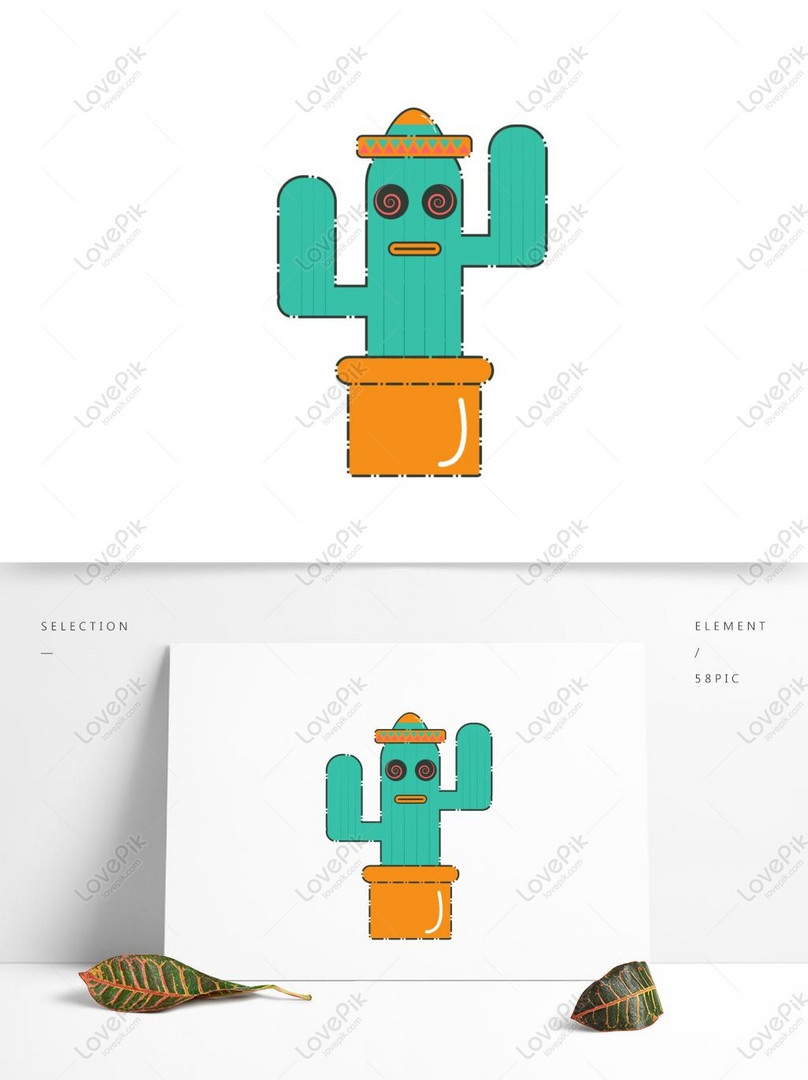 Dibujos Animados Mexicanos Cactus Comercial PNG Imágenes Gratis - Lovepik