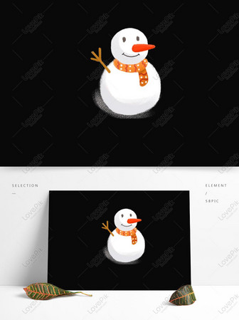 雪だるま冬イラストかわいい漫画の女の子イメージ グラフィックス Id Prf画像フォーマットpsd Jp Lovepik Com