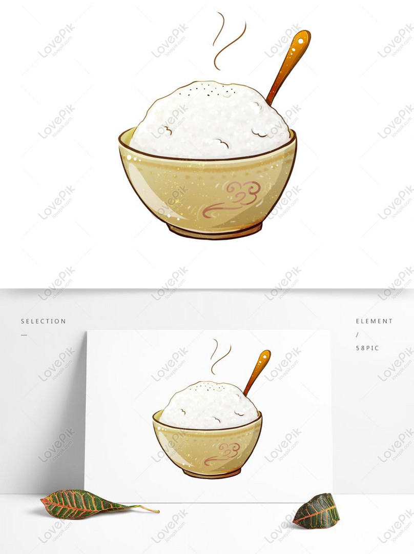 Steaming White Rice Is Commercially Available PNG Transparent PSD images  free download_1369 × 1024 px - Lovepik