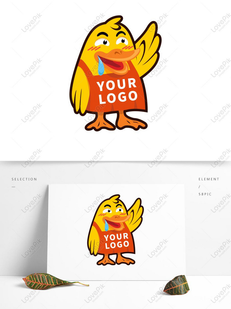Pato Logotipo Criativo