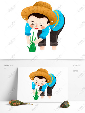 rice peasant character png element psd images free download 1369 1024 px lovepik id 733556365