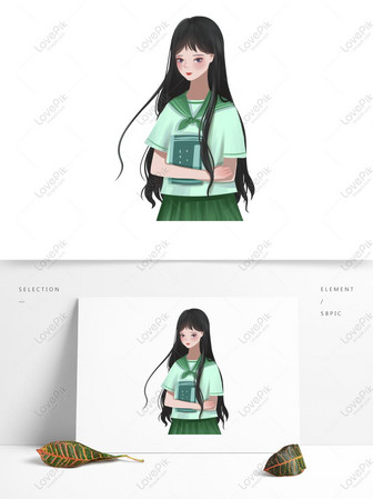 漫画かわいい風の女の子イラストキャラクター要素イメージ グラフィックス Id Prf画像フォーマットpsd Jp Lovepik Com