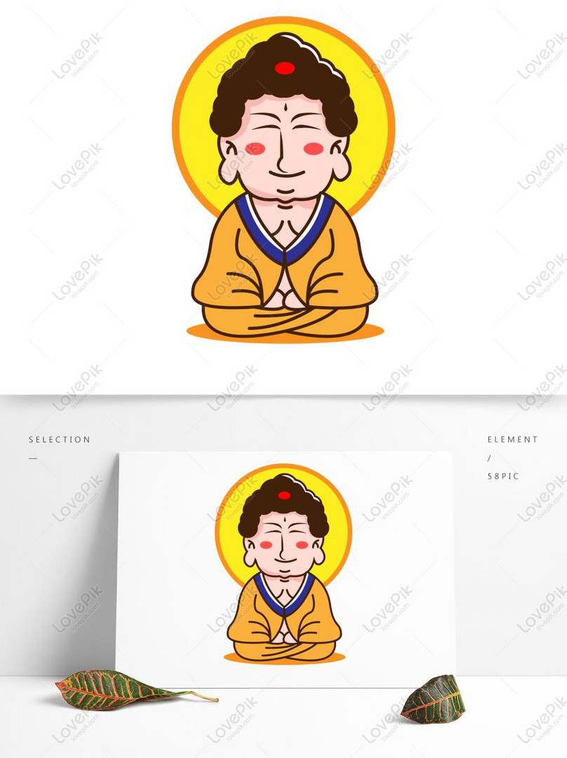 Dibujos Animados Originales Elementos Del Tema Budismo Zen Zen PNG Imágenes  Gratis - Lovepik