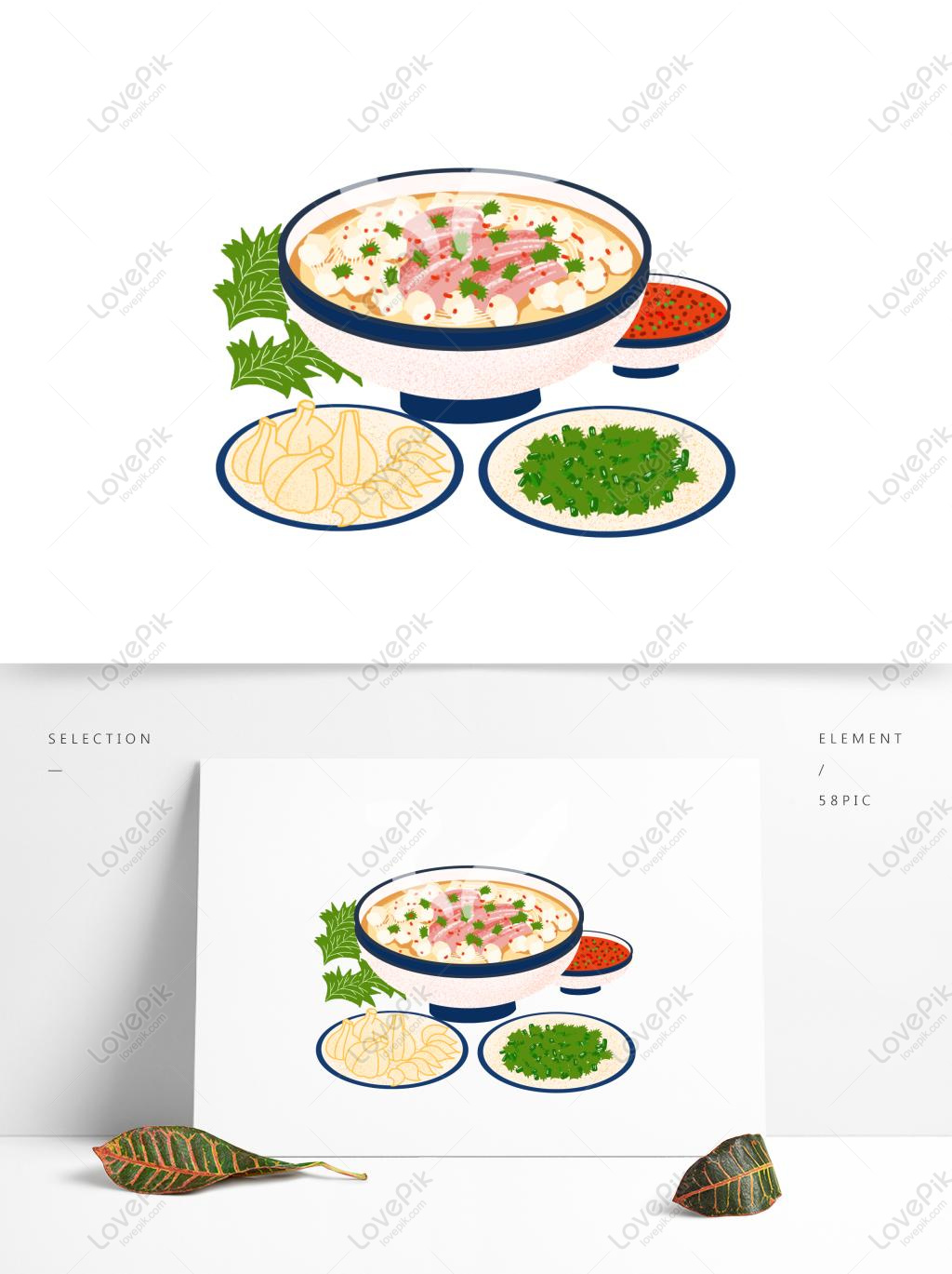 Hand Drawn Cartoon Food Free Elements PNG Image PSD images free ...