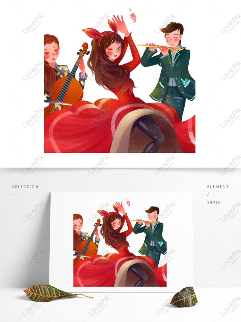 Cartoon Hand Drawn Band Character Design PNG Image Free Download PSD images  free download_1369 × 1024 px - Lovepik