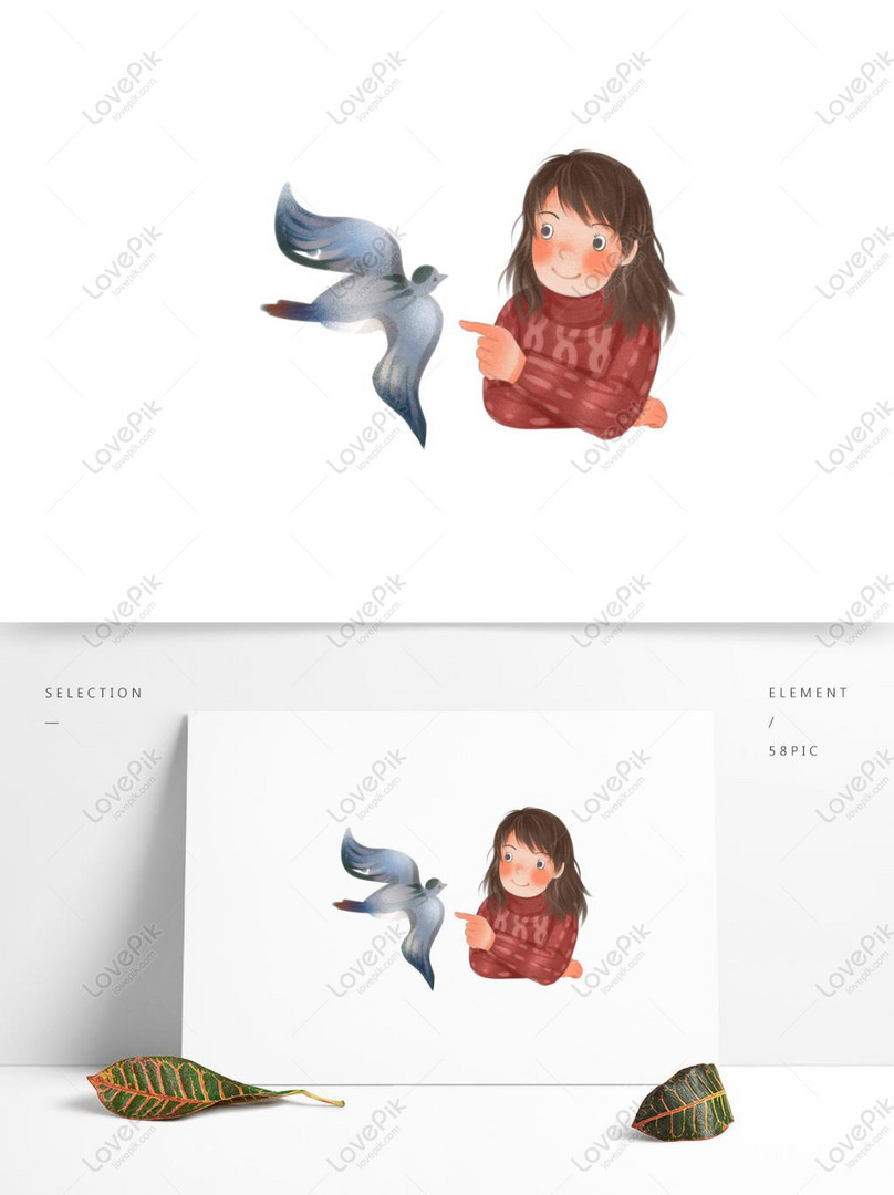 कार्टून हाथ खींची लड़की छोटी चिड़िया के साथ खेलती है चित्र  डाउनलोड_ग्राफिक्सPRFचित्र आईडी733577892_PSDचित्र  प्रारूपमुफ्त की तस्वीर