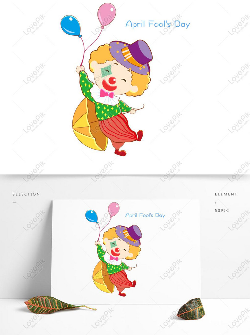 April Fools Day Cartoon Cute Clown Decorative Pattern PNG Free Download AI  images free download_1369 × 1024 px - Lovepik