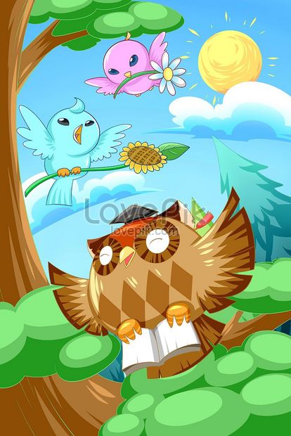 clipart de professeur de hibou