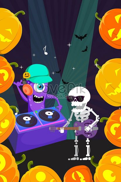 Ilustración De Fiesta De Halloween De Dibujos Animados | PSD ilustraciones  imagenes descarga gratis - Lovepik