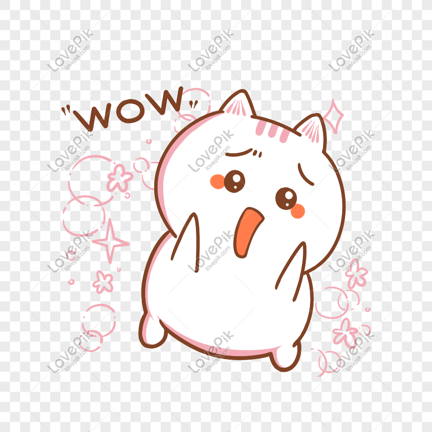 Cartoon Cat Wow Expression Image PNG Transparent And Clipart Image For Free  Download - Lovepik | 649832696