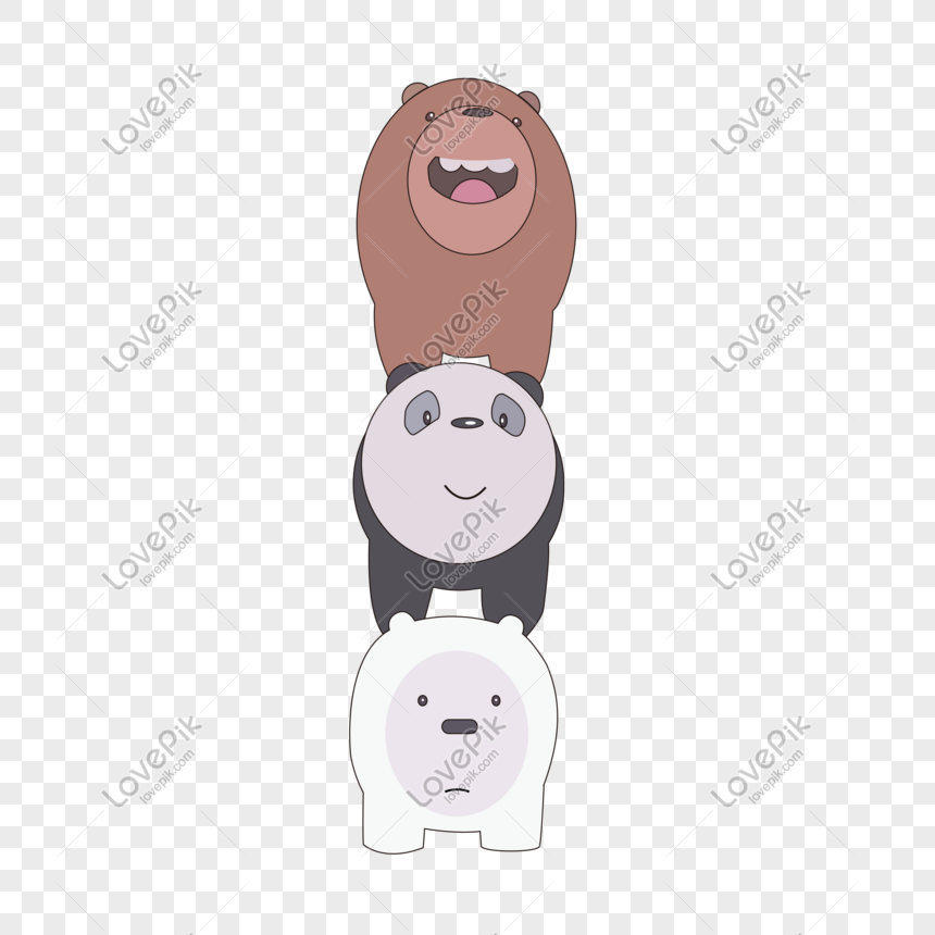 Cartoon Three Bears Pattern PNG Free Download And Clipart Image For Free  Download - Lovepik | 649832953