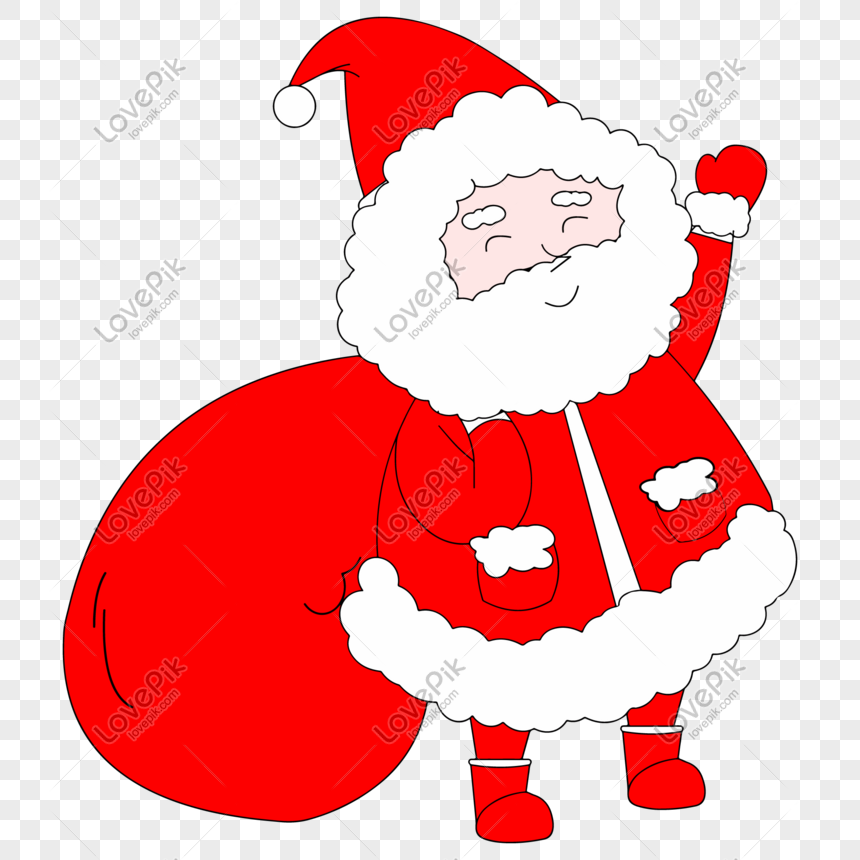 Hand Drawn Cartoon Santa Claus Image PNG Transparent Image And Clipart  Image For Free Download - Lovepik | 649833167