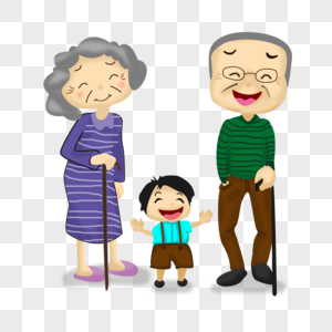grandparents animated