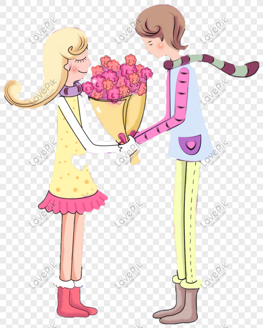 Boy And Girl Together Sweet Free PNG And Clipart Image For Free ...