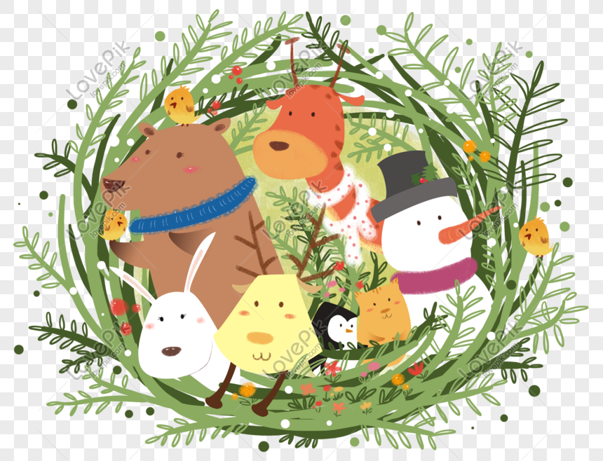 christmas ornament clipart pictures of animals