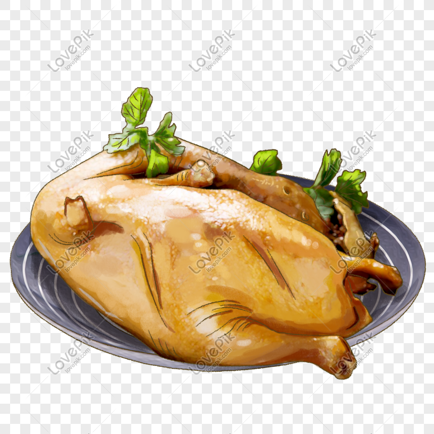 Hand Painted Cartoon Weinan Special Gourmet Snack Ginger Duck Png Image And Psd File For Free Download Lovepik