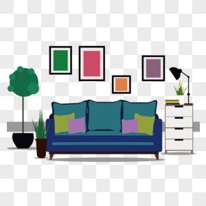 Living Room PNG Images With Transparent Background | Free Download On  Lovepik
